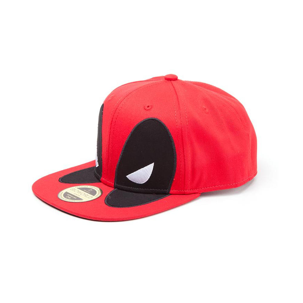 Marvel Deadpool - Big Face Snapback Cap - Red